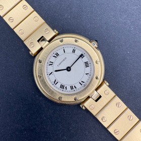 Cartier Santos 8191 Ronde Vendome 27mm 76.5g Gold Good condition Diam1732