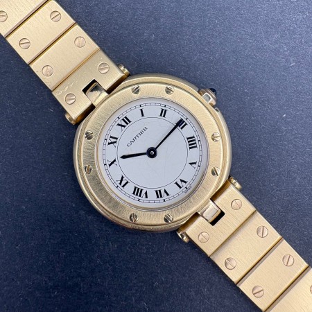 Cartier Santos 8191 Ronde Vendome 27mm 76.5g Gold Good condition Diam1732