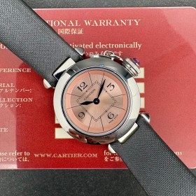 Cartier Pasha 2973 27mm Card Cartier Good condition stahl steel HHK3.42