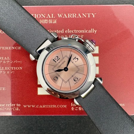 Cartier Pasha 2973 27mm Card Cartier Good condition stahl steel HHK3.42