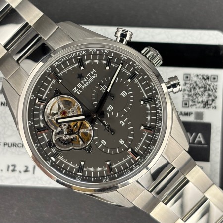 Zenith El Primero Chronomaster Limited Tomiya Open 03.20423.4061/91.C833 With Card Very Good condition Clogen365
