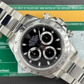 Rolex Daytona 116520 CHROMALIGHT With Card Very Good condition 6BFAGen26