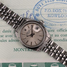 Rolex Lady-Date 69174 26mm Avec Papier Bon état stahl acier 60Blum1G