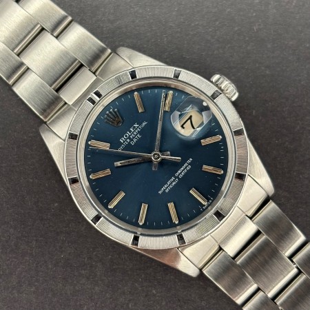 Rolex Oyster Perpetual Date 1501 34mm Bon état acier stahl MRC12Mar