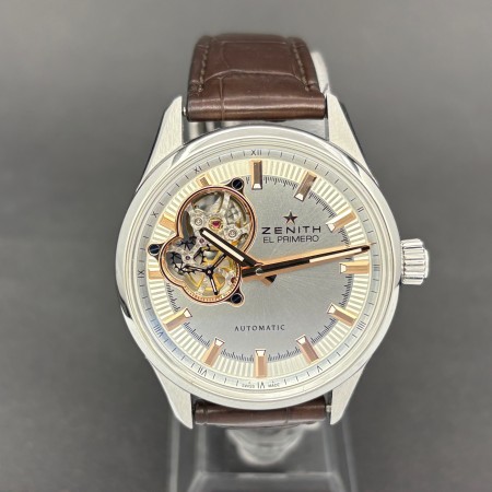 Zenith El Primero Synopsis 03.2170.4613/01.C713 With Card Very Good condition Clogen383