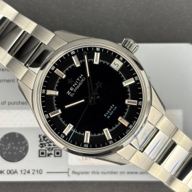 copy of Zenith El Primero Full Open Chronomaster Very Good Condition Whit Card Steel clogen389