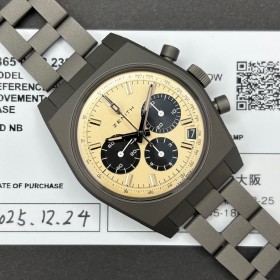 copy of Zenith El Primero Full Open Chronomaster Very Good Condition Whit Card Steel clogen389