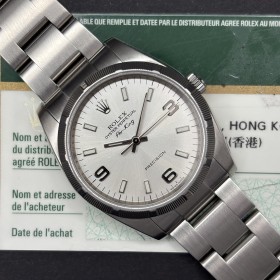 copy of Rolex Air King 14000 34mm With Paper Very Good condition sthal steel 170CLF