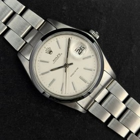 copy of Rolex Oysterdate Precision Oyster Date Precision 6694 34mm Blue Dial Very Good condition stahl steel 167ClFeb2