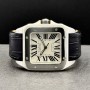 copy of Cartier Santos 100 2878 33mm With Paper Mint condition stahl steel 14HKFeb26
