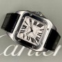 Cartier Santos 100 Xl 2656 38mm With Paper Mint Condition Stahl Steel 135HKJun