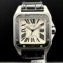 Cartier Santos 100 Xl 2656 38mm With Paper Mint Condition Stahl Steel 135HKJun