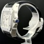 copy of Cartier Santos 100 2878 33mm Avec Papier Mint condition stahl steel 14HKFeb26
