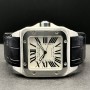 Cartier Santos 100 Xl 2656 38mm With Paper Mint Condition Stahl Steel 135HKJun
