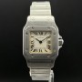Cartier Santos Galbée 1565 24mm With Paper Mint Condition Stahl Steel 35HKLug