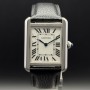 Cartier Tank Solo 3170 W5200005 24mm With Paper Mint Condition Stahl Steel 83HKLug