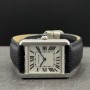 Cartier Tank Solo 3170 W5200005 24mm With Paper Mint Condition Stahl Steel 83HKLug