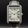 Cartier Tank Solo 2715 2715 27mm With Paper Mint Condition Stahl Steel 87HKLug