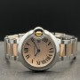 copy of Cartier Ballon Bleu 33mm 3489 33mm Cadran Diamant Bon état acier stahl 473Blum02N