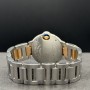 copy of Cartier Ballon Bleu 33mm 3489 33mm Diamond Dial Good condition stahl steel 473Blum02N