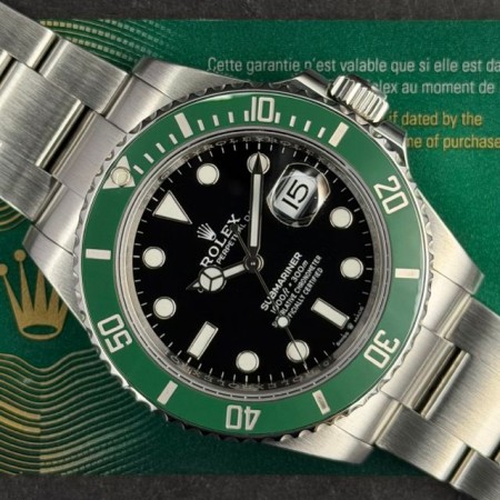 Rolex Submariner Date 126610LV 41mm Whit Card Mint condition Stahl Steel 2Magfr