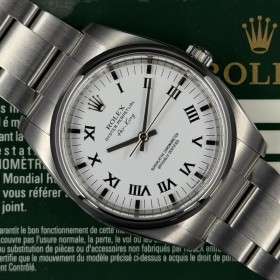 Rolex Oyster Perpetual 34mm 114200 With Card Mint Condition Steel 217CLSETT