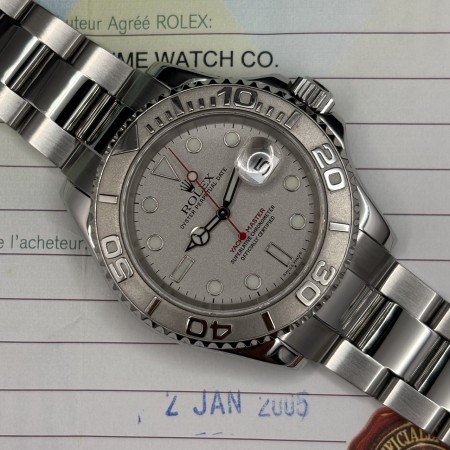 Rolex Yacht-Master 16622 40mm With Paper Good condition stahl steel 325CLSet