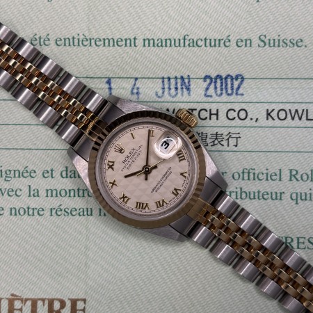 Rolex Lady-Datejust 26mm 79173 With Paper Very Good condition steel and gold 115ClSet