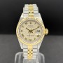 copy of Rolex Lady-Datejust 26mm 179173 Diamond With Card Very Good condition steel and gold 22185Blun1
