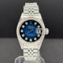 Rolex Lady-Datejust 26mm 69174G Blue Vignette Diamond Dial Very Good condition 153CLS