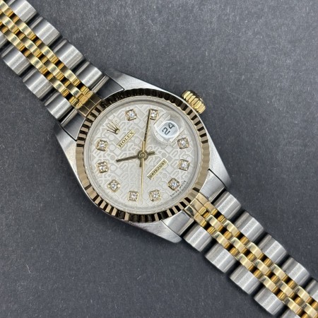 Rolex Lady-Datejust 26mm 79173G Computer Dial Very Good condition steel/gold 81CLSet