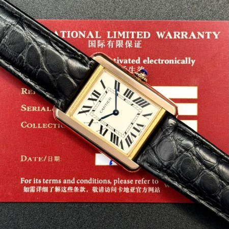 copy of Cartier Tank Solo WSTA0028 3169 34.8mm With Paper Mint condition Clogen33