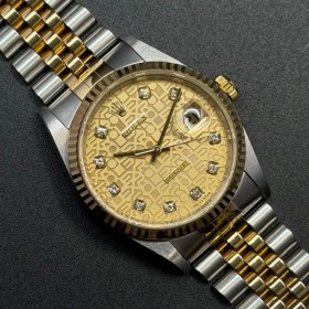Rolex Datejust Computer Dial 16233 36mm Very Good Condition Steel&Gold 350CLSETT