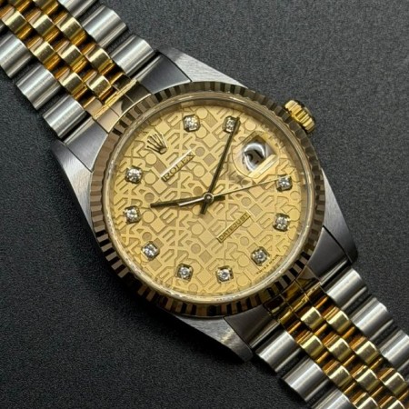 copy of Rolex Datejust 36 36mm 116234 Diamond Computer Dial With Card Very Good condition 190CLFeb