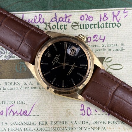 copy of Rolex Oyster Perpetual Date 34mm 1500 Original Dial Good condition steel and gold Diam1612