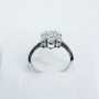 BAGUE EN OR BLANC 18kt avec un Total DE DIAMANTS de 0,50 ct-Modèle (MAGIC)