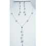Ensembles de pendentif en argent rhodié blanc-Saint Valentin Noël Pâques