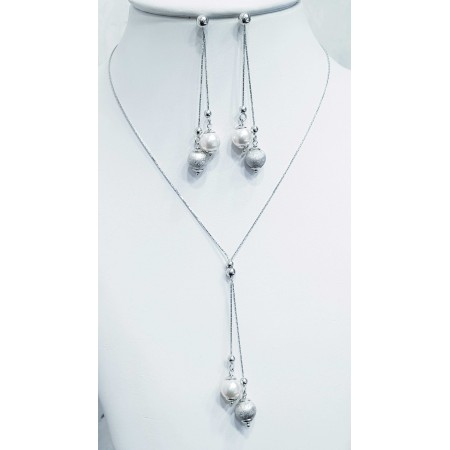 Argent Or Blanc Perle ensembles-Saint Valentin Noël Pâques