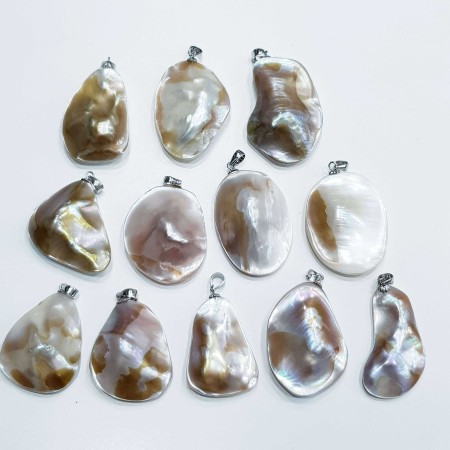 PERLA CIONDOLO IN ARGENTO BAROCCA - LOTTO 1