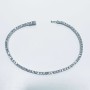 BRACELET DE TENNIS DE DIAMANT CARAT 2.0 PIERRES VVS F COULEUR