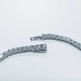 BRACELET DE TENNIS DE DIAMANT CARAT 2.0 PIERRES VVS F COULEUR