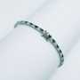 BRACCIALE TENNIS in ARGENTO 925 RODIATO ORO