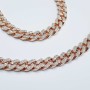 BRACCIALE e COLLANA GRUMETTE IN ARGENTO 925 RODIATO ORO