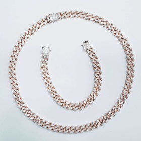 Bracelet et collier GRUMETTA en argent 925 or Rhodié